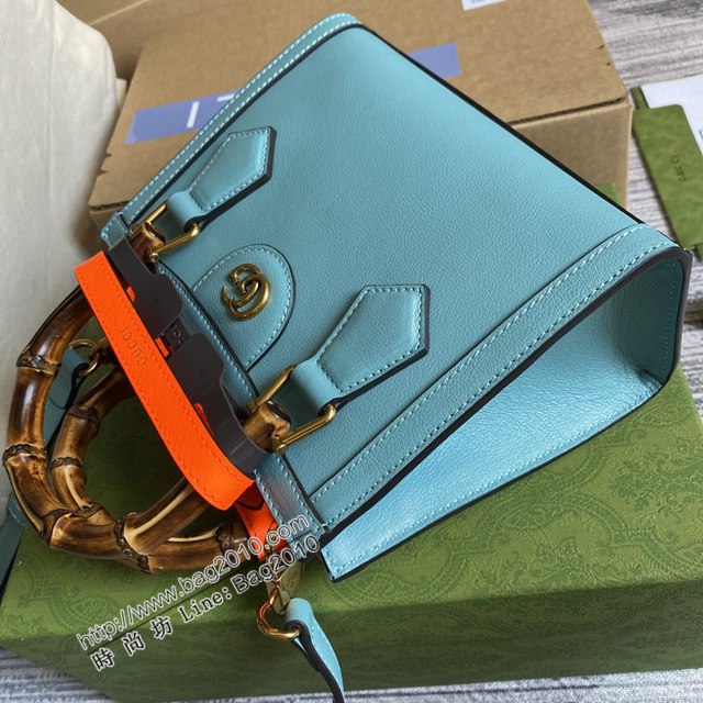 Gucci新款女包 古馳全皮手提肩背竹節包 Gucci迷你托特包 655661  ydg3314